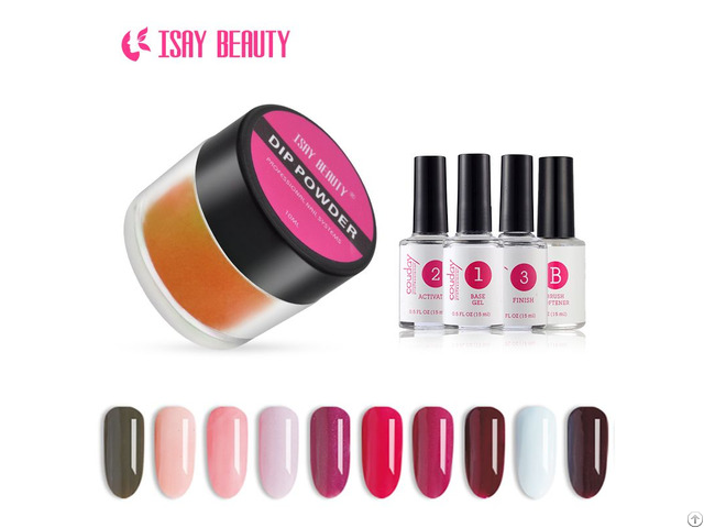 Free Sample Nail Polish Powder Dipping Color