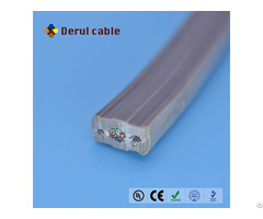 Flat Travelling Elevator Cable With Cat5e Cat6