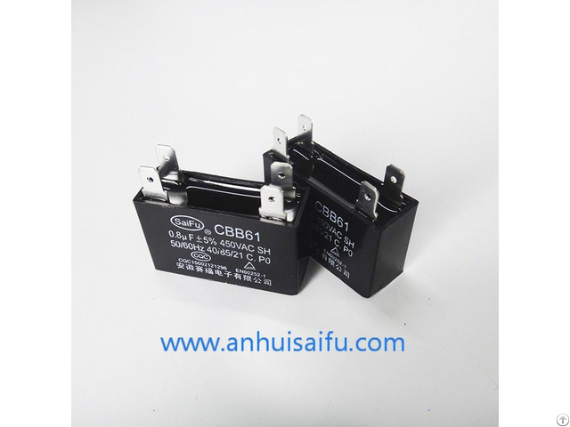 Cbb61 Fan Capacitors 14uf 15uf 450vacshell