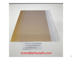 Gold Pvc No Laminated Card