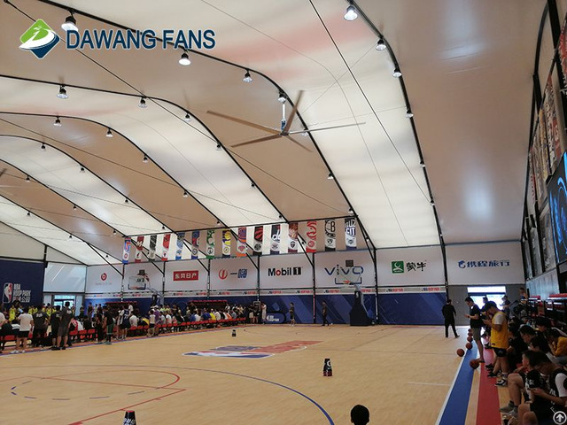Aluminum Alloy Blades 24ft Low Noise Hvls Large Industrial Ceiling Fan