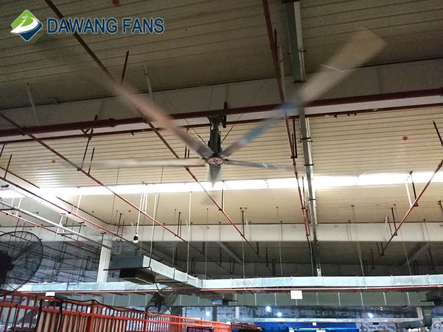 Large Volume Industrial And Commercial Hvls Fans For Public Buliding