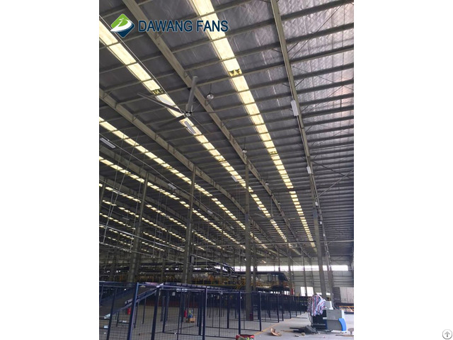 Large Volume Industrial Commercial Hvls Fans For Public Buliding