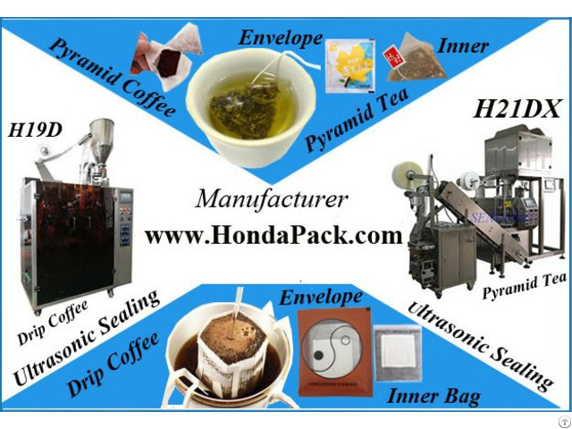 Pyramid Tea Bag Packing Machine And Drip Coffee Packaging Machinery