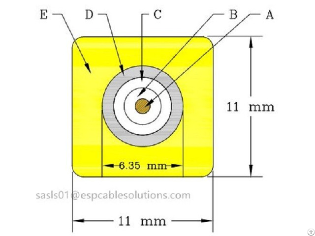 16awg 316l Sst Tubing Encapsulated Cable