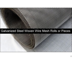 Galvanized Mesh Woven Square Hole