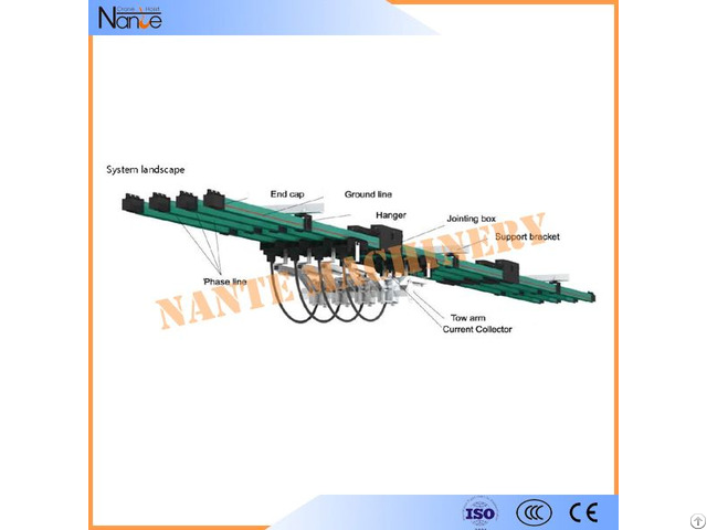 Crane Single Pole Conductor Rail