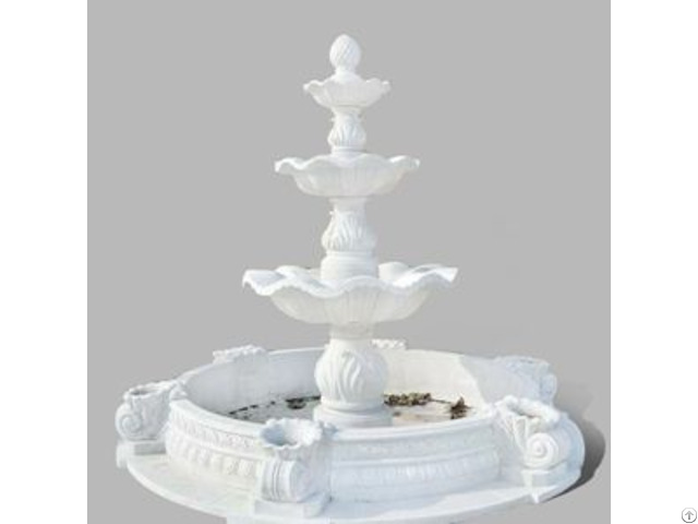 Handcrafted Marble Water Fountain