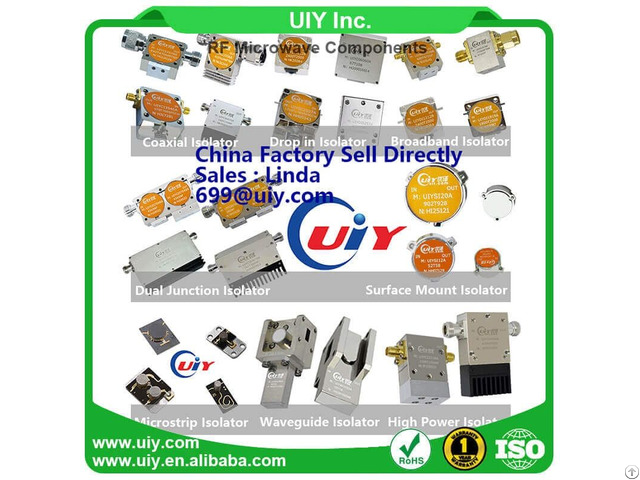 Rf Isolator Coaxial Drop In Broadband Dual Junction Surface Mount Microstrip Waveguide High Power