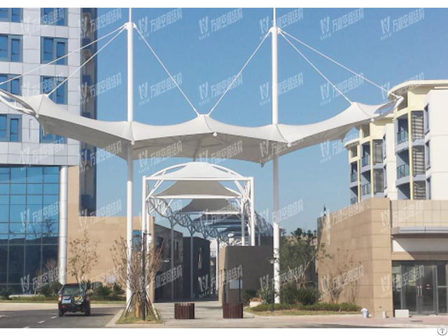 Custom Tensile Membrane Structure For Commercial Facilities