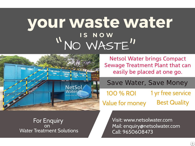 Best Sewage Treatment Plant Manufacturer In India Netsol Water Solutions