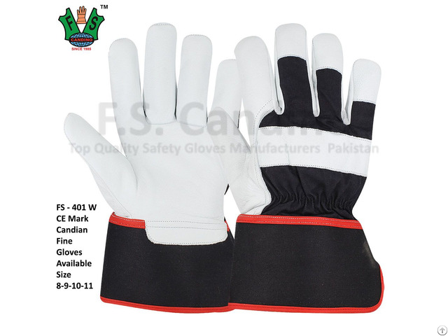 Ce Approved Canadian Rigger Fine Gloves