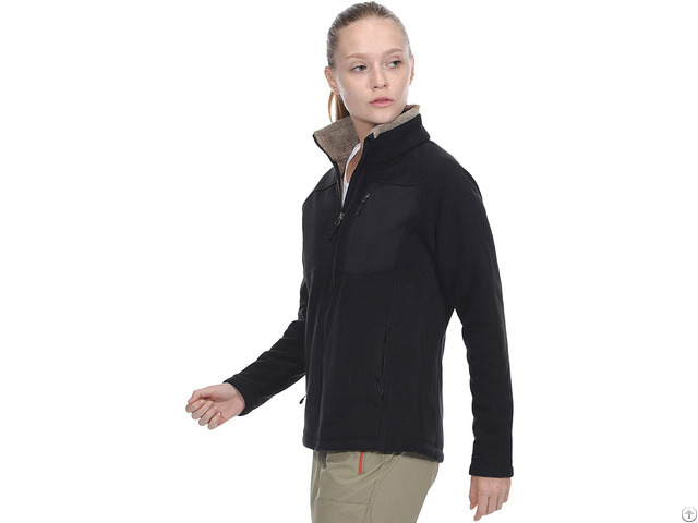 Mier Women S Heavy Fleece Jacket With 5 Pockets