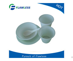Flawless Biodegradable Compostable Sugarcane Tableware