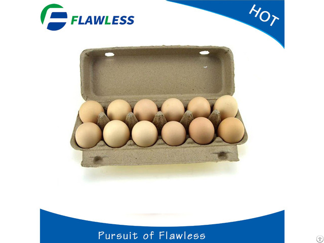 Flawless Biodegradable Paper Pulp Egg Tray