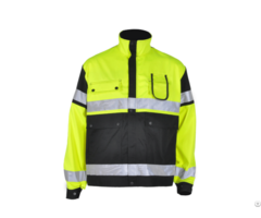 88 Percent Cotton 12 Percent Nylon Fr Work Safety Reflective Jacket