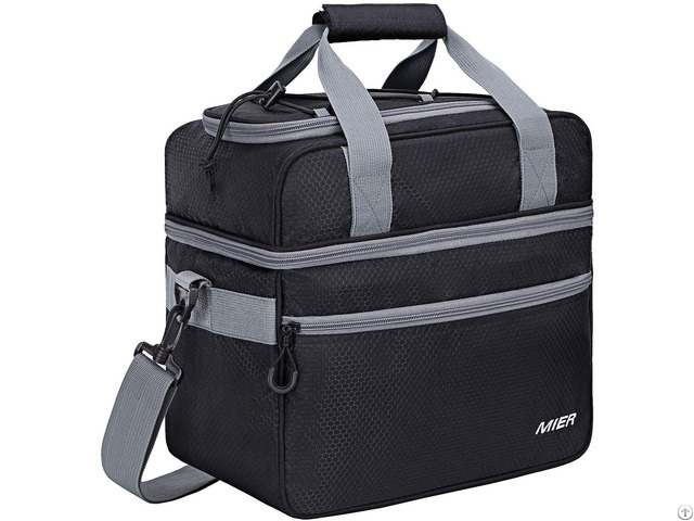 Mier Double Compartment Cooler Bag