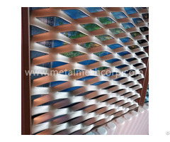 Aluminum Expanded Metal Mesh Facade