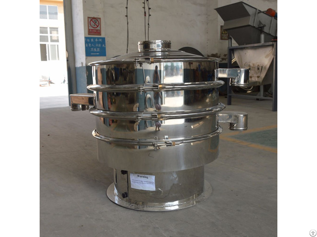 Circular Vibro Separator Sifter Rotary Vibrating Sieve Shaker Machine