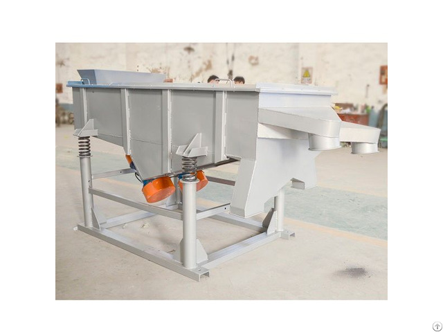 Horizontal Linear Vibrating Screen Sieve Shaker Machine