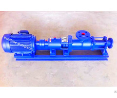 G Single Screw Sewage Slurry Drainage Pump