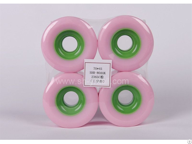 Pink Pu Pulley For Skateboard