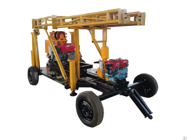 Rotary Hydraulic Crawler Drilling Machine Water Pump Soil Test Spt Use