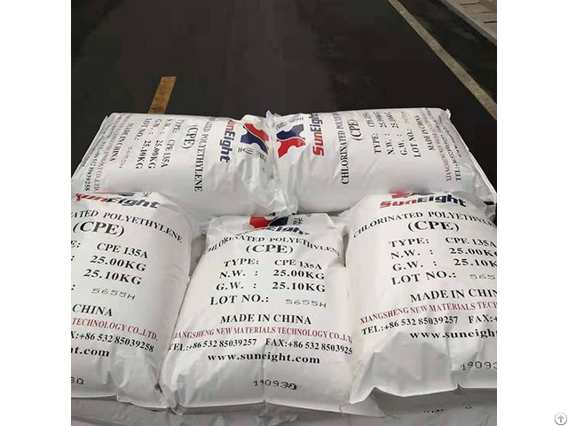 Pvc Impact Modifier Chlorinated Polyethylene Cpe135 Manufacturer From China