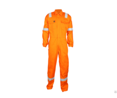 Flame Retardant Cotton Coverall With Pockets On The Chest