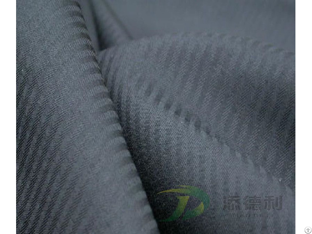 Woven Polyester Herringbone Dyed Fabric