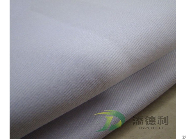 Anti Static Cotton Plain Grey Fabric