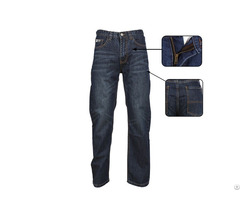 Stylish Men S Denim Work Pants Are Flame Retardant And Durable