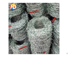 Galvanized And Pvc Coated Barbed Wire