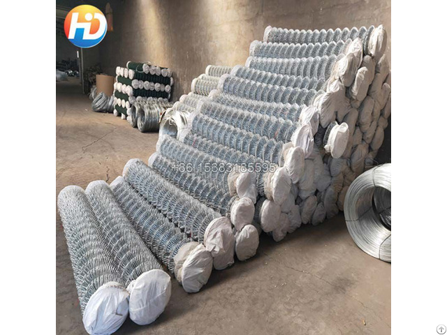 High Quality Low Carbon Steel Wire Chain Link Fence