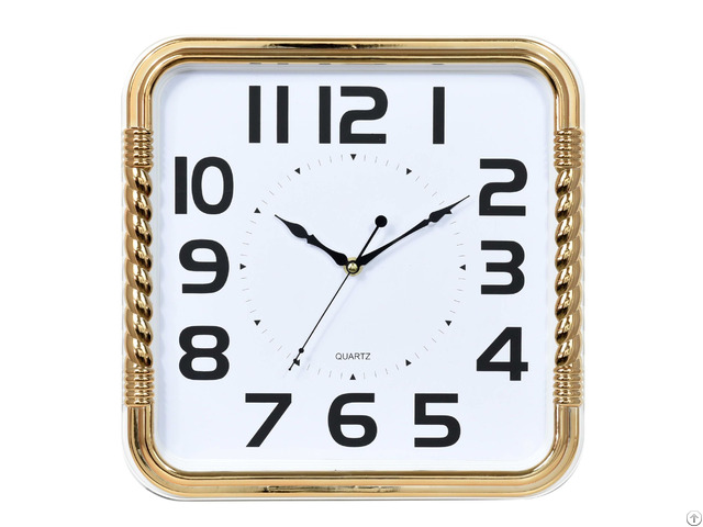 Square Wall Clock For Garage Office Easy To Read