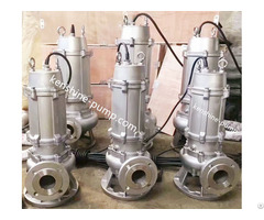 Wqp Stainless Steel Immersible Wastewater Pump