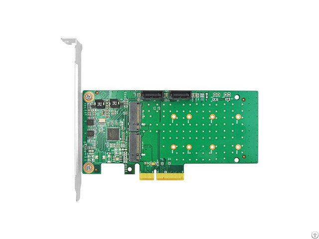 Linkreal Dual Pcie X1 To M 2 Sata Raid Controller Card