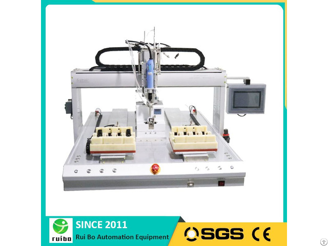 Desktop Robotic Screwdriver Drill Machine With Place Products Front And Pick Out Rear Function