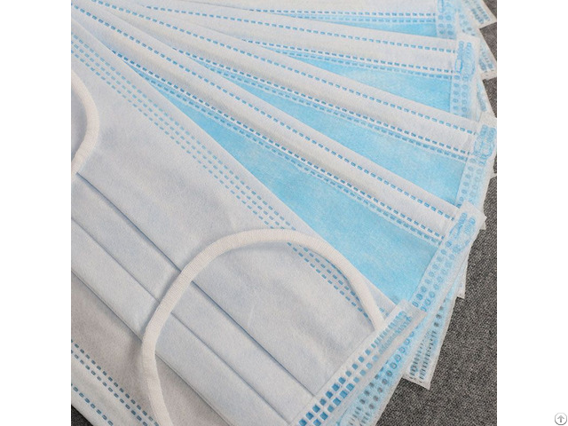 Disposable Breathable Filtered Medical Mask With Elastic Earrings