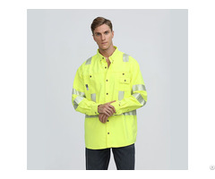 Customizable Men S High Visibility Fireproof Work Shirt