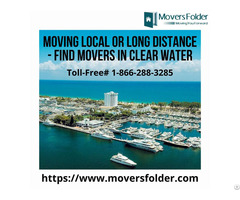 Moving Local Or Long Distance Find Movers In Clearwater