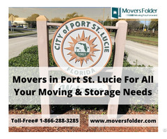 Movers In Port Saint Lucie For All Your Moving And Storage Needs