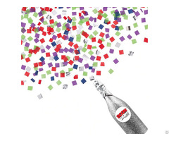 Boomwow Biodegradable Champagne Bottle Confetti Cannon