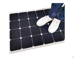 Walk On 110w Semi Flexible Solar Panel Anti Slippery Rough Etfe For Marine Riverside Boat Yacht