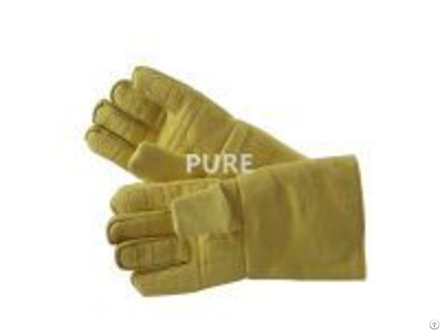 Yellow Kevlar Safety Gloves