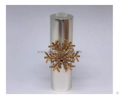 Novelty Lipstick Shell With Jewelry Ring Decoration