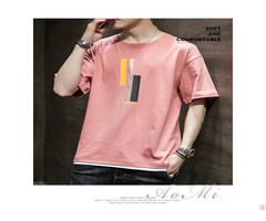 Pure Cotton Breathable Soft And Wear Resistant Summer Men S T Shirt Aomi R009