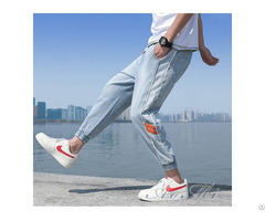 Denim Loose Casual Summer Men Trousers