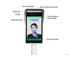 Floor Standing Face Recognize Smart Temperature Thermal Camera