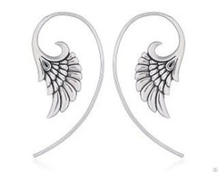 Fancy 925 Silver Wing Wholesale Earring